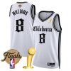 Men’s Oklahoma City Thunder 2025 Champions ‘Gothic Storm Edition’ Swingman Jersey – All Stitched