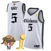 Men’s Oklahoma City Thunder 2025 Champions ‘Gothic Storm Edition’ Swingman Jersey – All Stitched