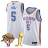 Men’s Oklahoma City Thunder 2025 Champions Swingman Jersey – All Stitched