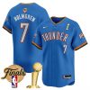 Men’s Oklahoma City Thunder 2025 Champions Vapor Baseball Jersey – All Stitched
