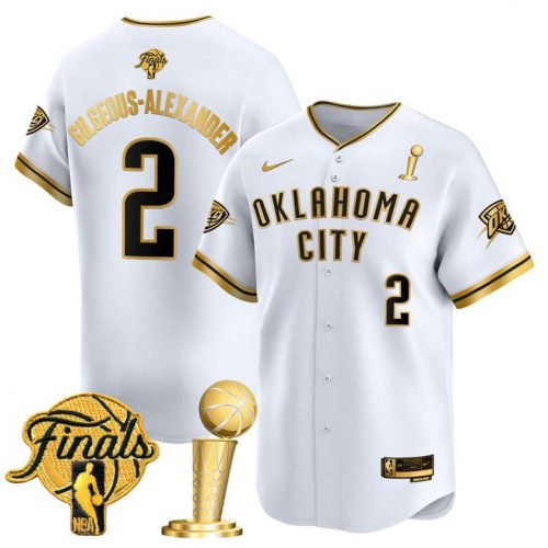 Men’s Oklahoma City Thunder 2025 Champions Vapor Baseball Jersey – All Stitched