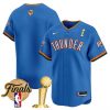 Men’s Oklahoma City Thunder 2025 Champions Vapor Baseball Jersey – All Stitched