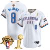 Men’s Oklahoma City Thunder 2025 Champions Vapor Baseball Jersey – All Stitched
