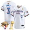 Men’s Oklahoma City Thunder 2025 Champions Vapor Baseball Jersey – All Stitched