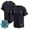 Miami Marlins 30 Seasons Anniversary Patch Vapor Premier Limited Custom Jersey – All Stitched