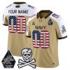 Navy Midshipmen 2025 Independence Day Vapor Limited Custom Jersey – All Stitched