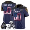 Navy Midshipmen 2025 Independence Day Vapor Limited Custom Jersey – All Stitched