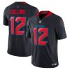 Nico Collins Houston Texans Nike Alternate 2 Vapor F.U.S.E. Limited Jersey – Navy