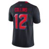Nico Collins Houston Texans Nike Alternate 2 Vapor F.U.S.E. Limited Jersey – Navy