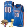 Oklahoma City Thunder 2025 Champions Swingman Custom Jersey – All Stitched