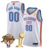 Oklahoma City Thunder 2025 Champions Swingman Custom Jersey – All Stitched