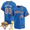 Oklahoma City Thunder 2025 Champions Vapor Baseball Custom Jersey – All Stitched