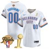 Oklahoma City Thunder 2025 Champions Vapor Baseball Custom Jersey – All Stitched