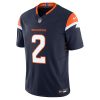 Patrick Surtain II Denver Broncos Nike Mile High Collection Vapor F.U.S.E. Limited Jersey – Navy