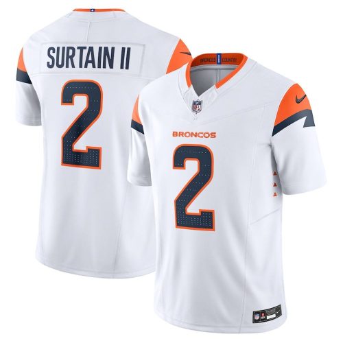 Patrick Surtain II Denver Broncos Nike Mile High Collection Vapor F.U.S.E. Limited Jersey – White