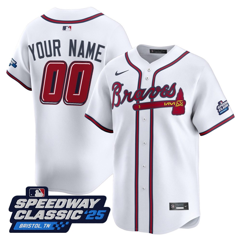 Atlanta Braves ‘Speedway Classic’ Vapor Premier Limited Custom Jersey – All Stitched