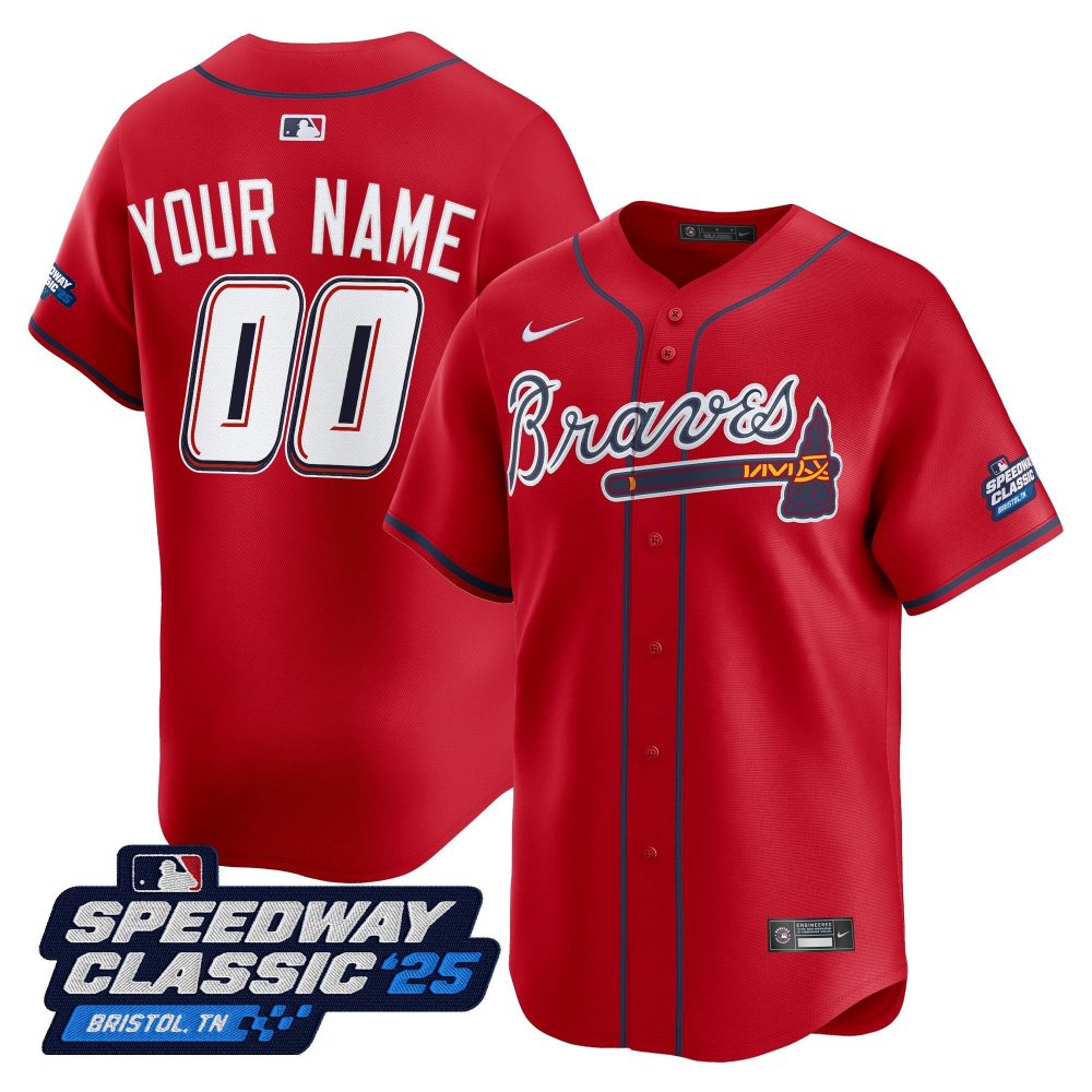 Atlanta Braves ‘Speedway Classic’ Vapor Premier Limited Custom Jersey – All Stitched