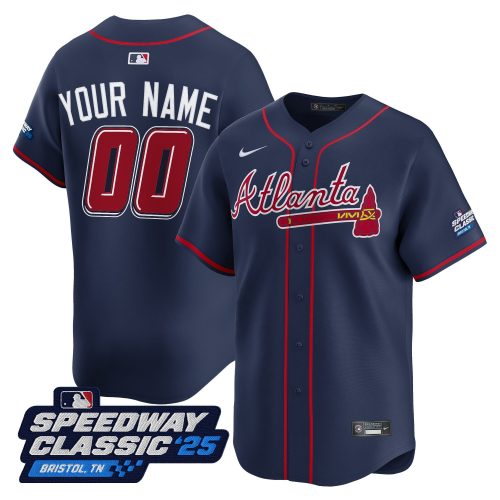 Atlanta Braves ‘Speedway Classic’ Vapor Premier Limited Custom Jersey – All Stitched
