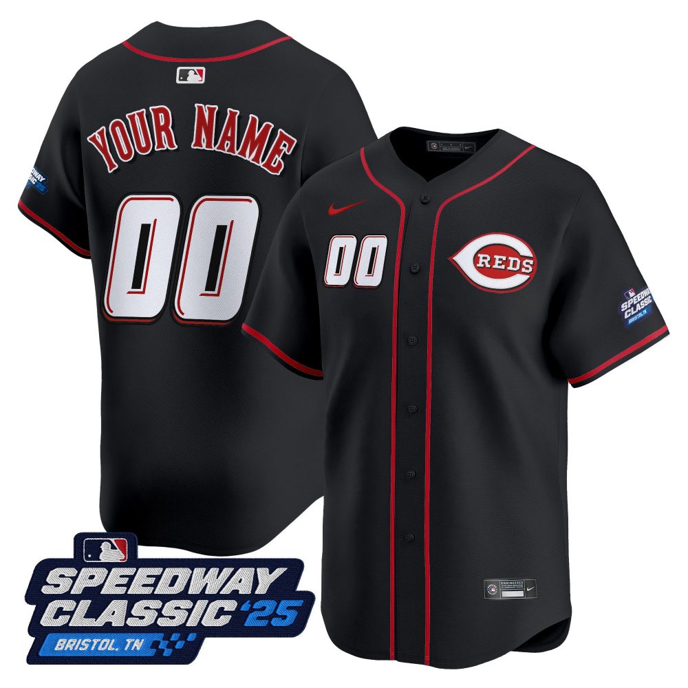 Cincinnati Reds ‘Speedway Classic’ Vapor Premier Limited Custom Jersey – All Stitched