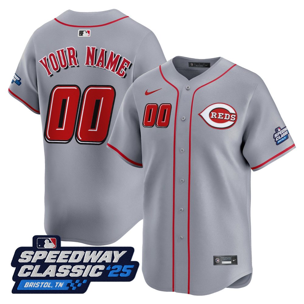 Cincinnati Reds ‘Speedway Classic’ Vapor Premier Limited Custom Jersey – All Stitched
