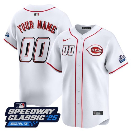 Cincinnati Reds ‘Speedway Classic’ Vapor Premier Limited Custom Jersey – All Stitched