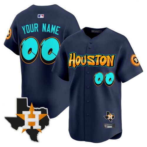 Houston Astros ‘Graffiti H-Town Edition’ Vapor Premier Limited Custom Jersey – All Stitched