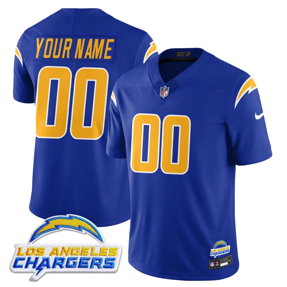 Los Angeles Chargers Alternate 2025 Custom Jersey – All Stitched