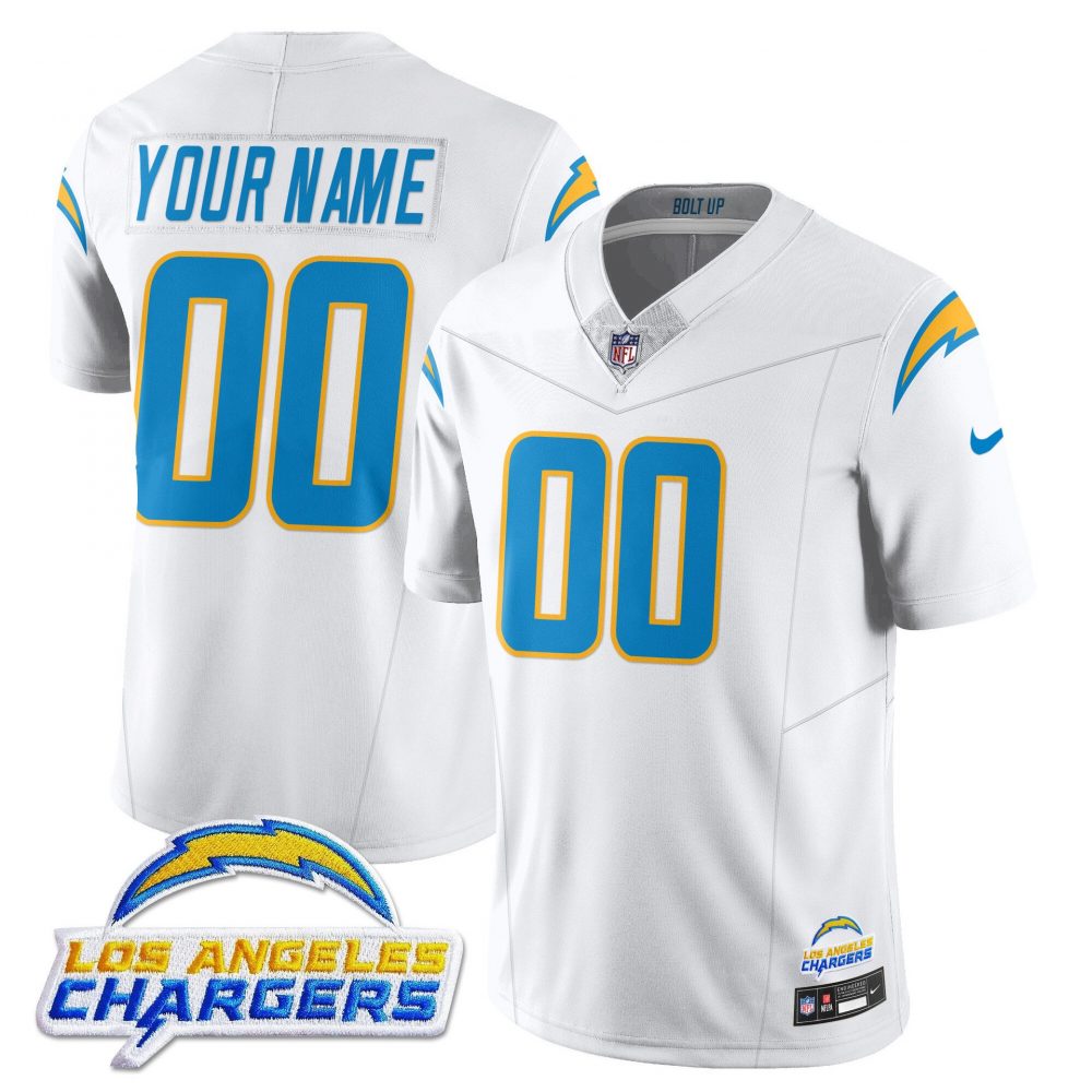 Los Angeles Chargers Alternate 2025 Custom Jersey – All Stitched