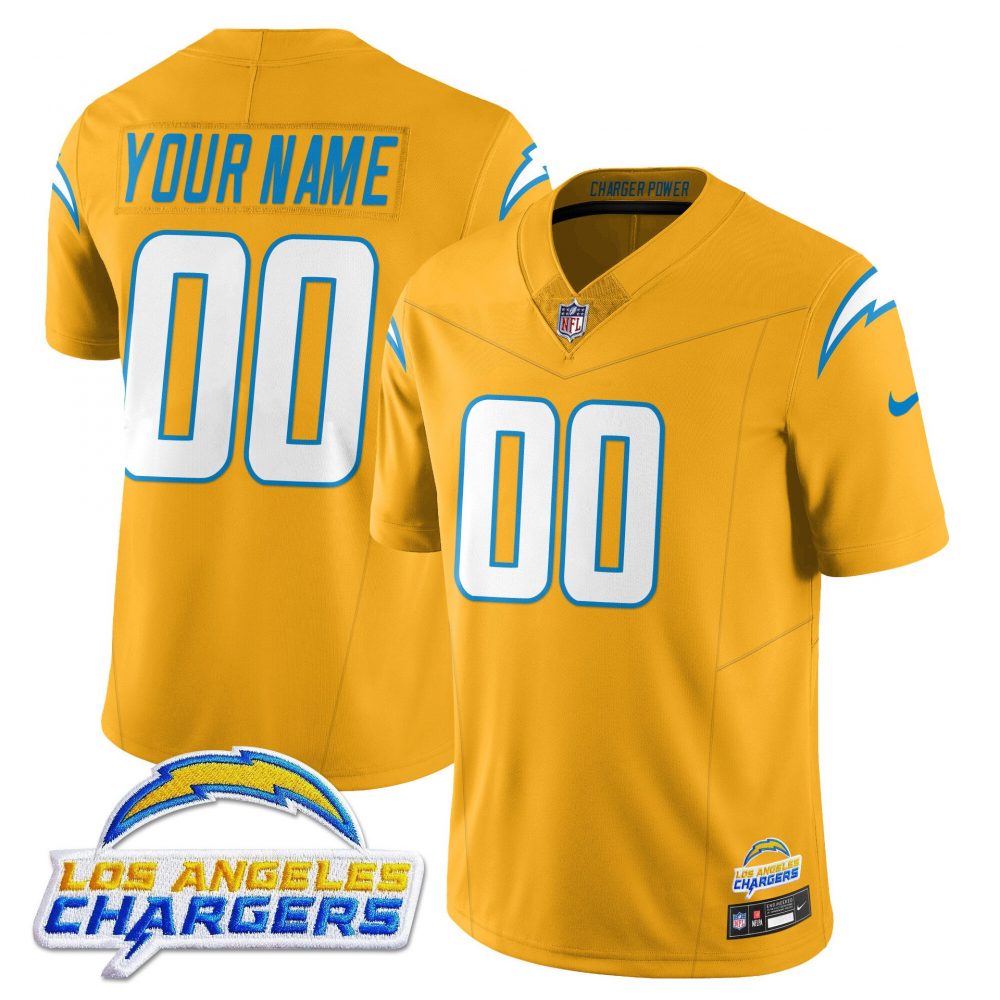 Los Angeles Chargers Alternate 2025 Custom Jersey – All Stitched