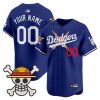 Los Angeles Dodgers x One Piece 2025 Vapor Premier Limited Custom Jersey – Stitched
