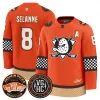 Men’s Anaheim Ducks Checkerboard 2025 Premium Jersey – All Stitched