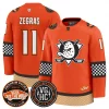 Men’s Anaheim Ducks Checkerboard 2025 Premium Jersey – All Stitched