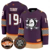 Men’s Anaheim Ducks Checkerboard 2025 Premium Jersey – All Stitched