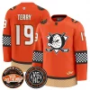 Men’s Anaheim Ducks Checkerboard 2025 Premium Jersey – All Stitched