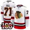Men’s Chicago Blackhawks 100th Anniversary Premium Jersey – All Stitched