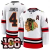 Men’s Chicago Blackhawks 100th Anniversary Premium Jersey – All Stitched