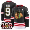 Men’s Chicago Blackhawks 100th Anniversary Premium Jersey – All Stitched
