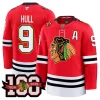 Men’s Chicago Blackhawks 100th Anniversary Premium Jersey – All Stitched