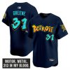 Men’s Detroit Tigers ‘Graffiti Motor City Edition’ Vapor Premier Limited Jersey – All Stitched