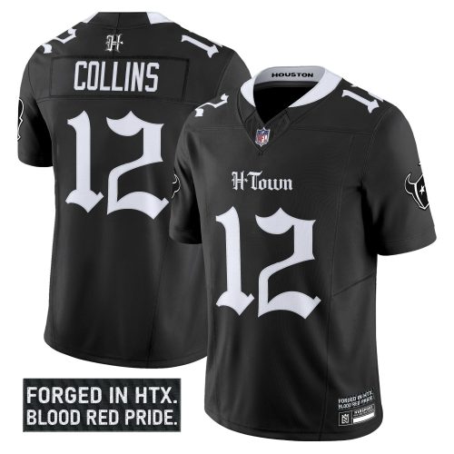 Men’s Houston Texans ‘Gothic Lone Star Shadows Edition’ Vapor Limited Jersey – All Stitched