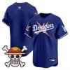 Men’s Los Angeles Dodgers x One Piece 2025 Vapor Premier Limited Jersey – Stitched