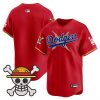 Men’s Los Angeles Dodgers x One Piece 2025 Vapor Premier Limited Jersey – Stitched