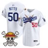 Men’s Los Angeles Dodgers x One Piece 2025 Vapor Premier Limited Jersey – Stitched