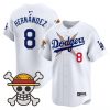 Men’s Los Angeles Dodgers x One Piece 2025 Vapor Premier Limited Jersey – Stitched