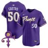 Men’s Minnesota Twins Prince Patch Vapor Premier Limited Jersey – All Stitched