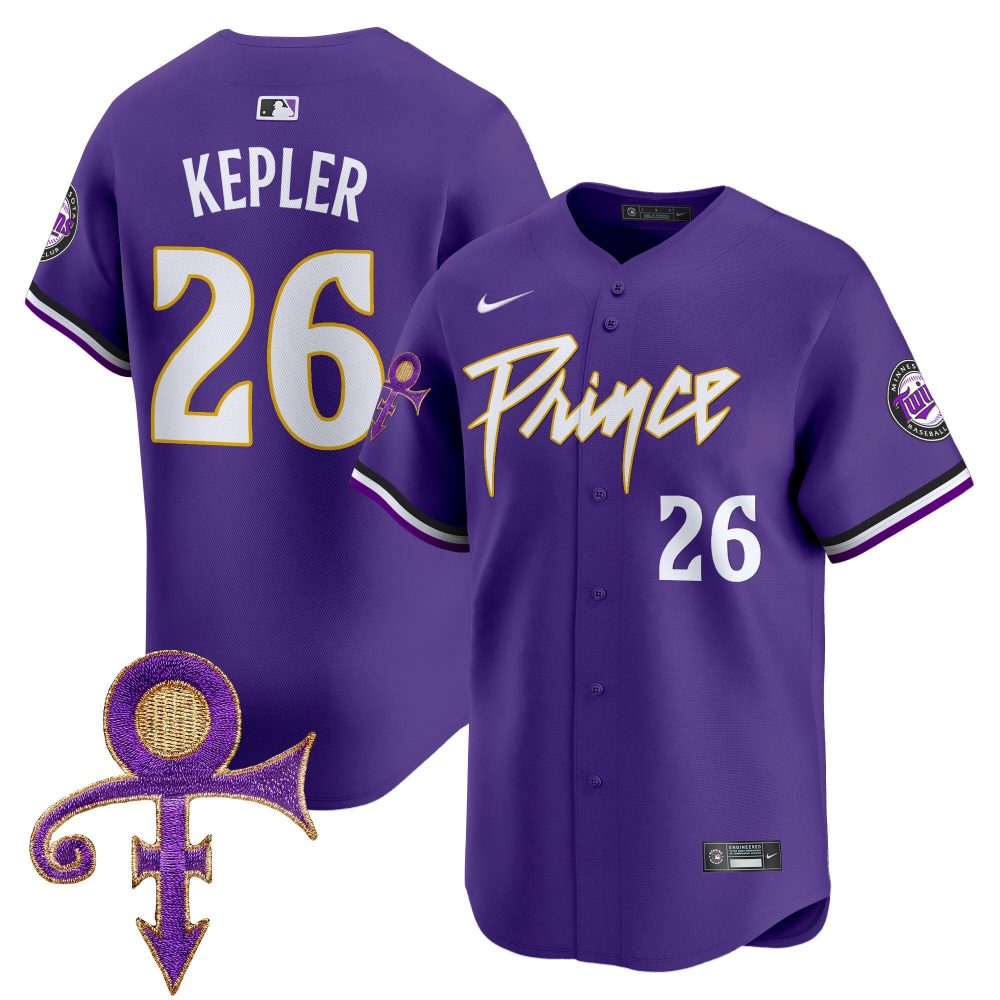 Men’s Minnesota Twins Prince Patch Vapor Premier Limited Jersey – All Stitched