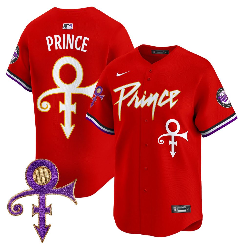 Men’s Minnesota Twins Prince Patch Vapor Premier Limited Jersey – All Stitched