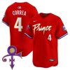 Men’s Minnesota Twins Prince Patch Vapor Premier Limited Jersey – All Stitched