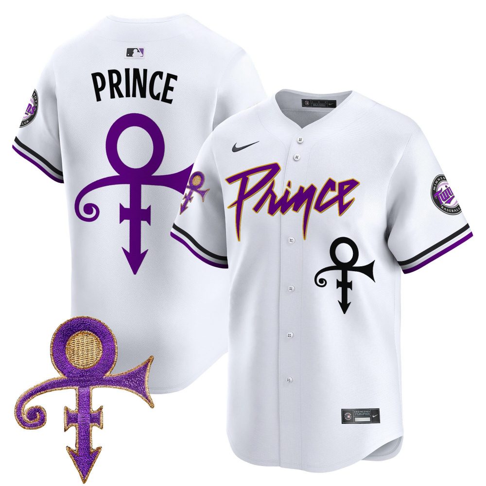 Men’s Minnesota Twins Prince Patch Vapor Premier Limited Jersey – All Stitched