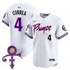 Men’s Minnesota Twins Prince Patch Vapor Premier Limited Jersey – All Stitched